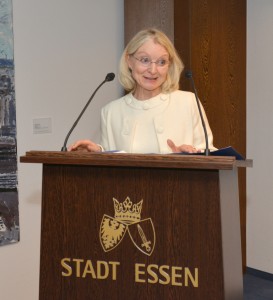 Barbara Lachhein, Vors. der Gesellschaft für deutsch-russiche Begenungen Essen e.V. Foto: Peter Prengel, Stadt Essen, 10. 11. 2016